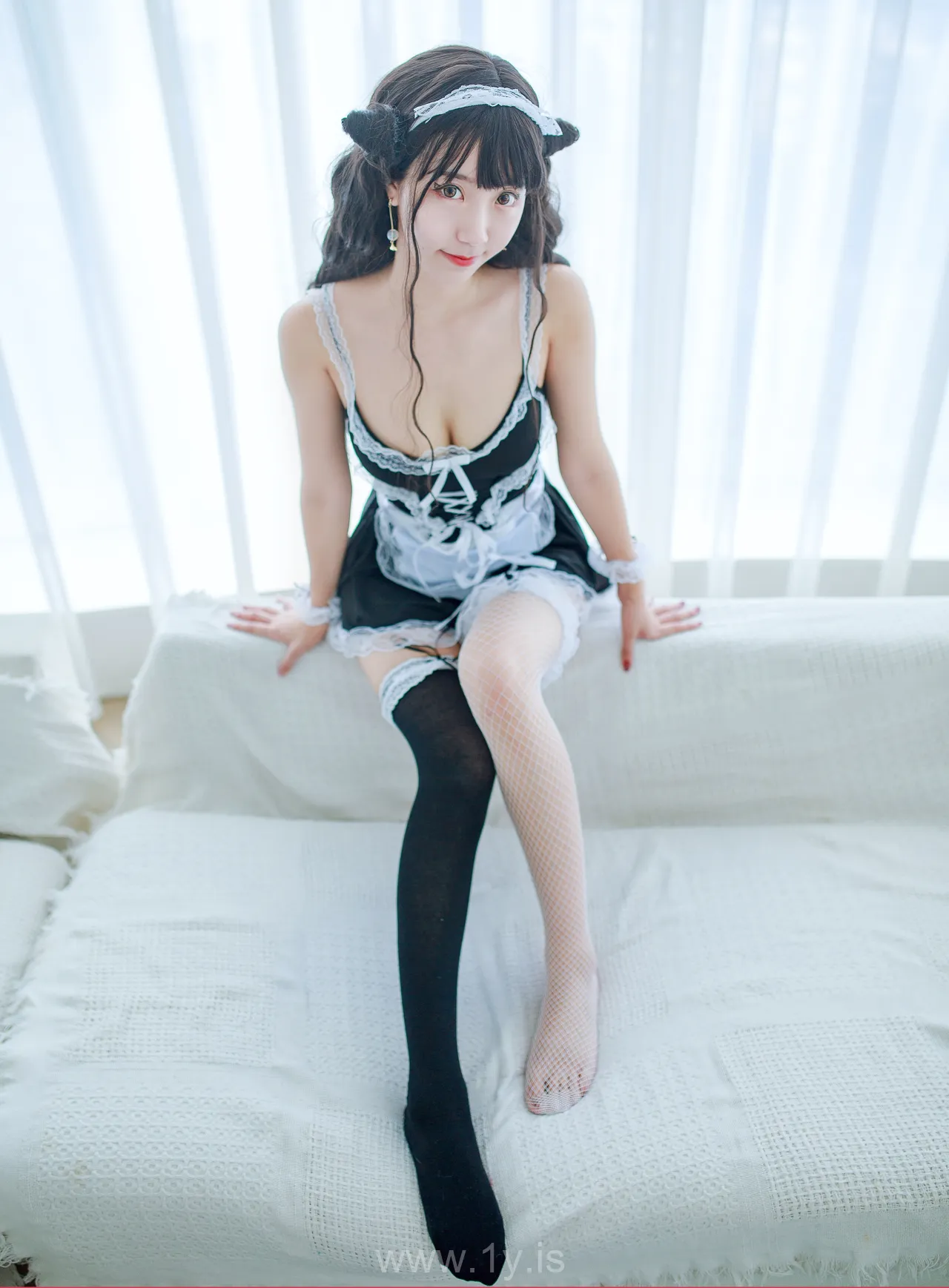 Coser@黑川 NO.028 Pretty Chinese Cutie 小恶魔女仆装